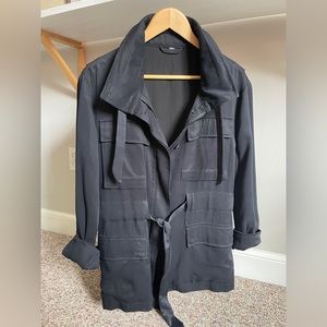 All Saints Aiya drop shoulder jacket